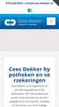 Mobile Screenshot of cees-dekker.nl