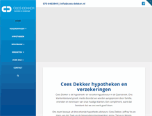 Tablet Screenshot of cees-dekker.nl